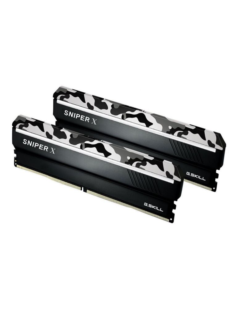 G.Skill SNIPER X Series - Urban Camo - DDR4 - 32 GB: 4 x 8 GB - DIMM 288-pin - unbuffered