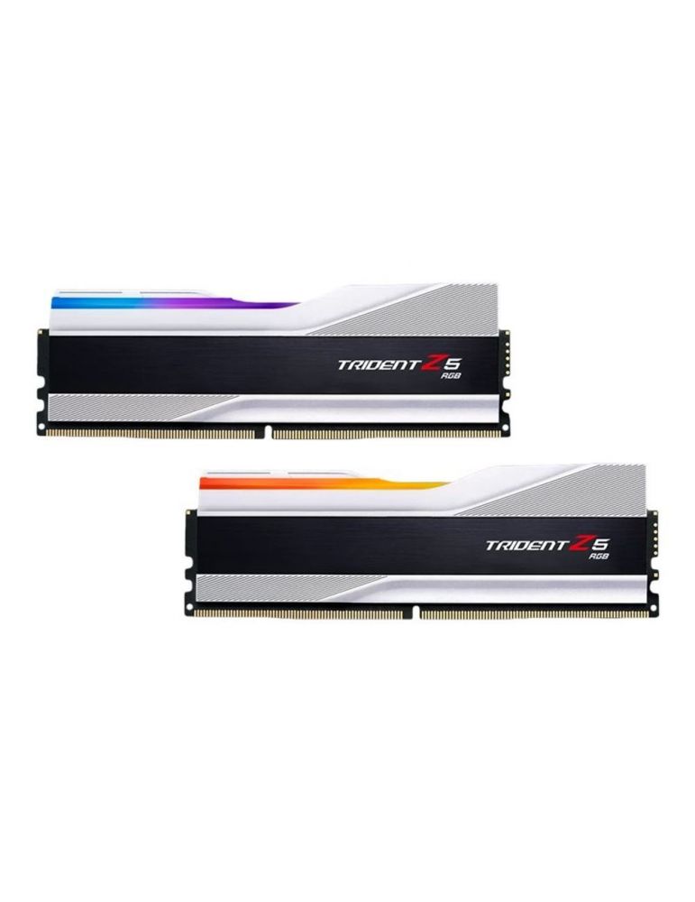 Kit Memorie G.Skill Trident Z5 RGB XMP 3.0 Silver 32GB, DDR5-5200Mhz, CL40, Dual Channel