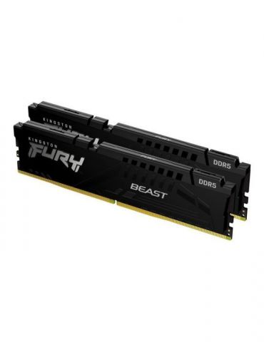 Kingston FURY Beast - DDR5 - kit - 32 GB: 2 x 16 GB - DIMM 288-pin - 6000 MHz / PC5-48000 - unbuffered Kingston - 1 - Tik.ro