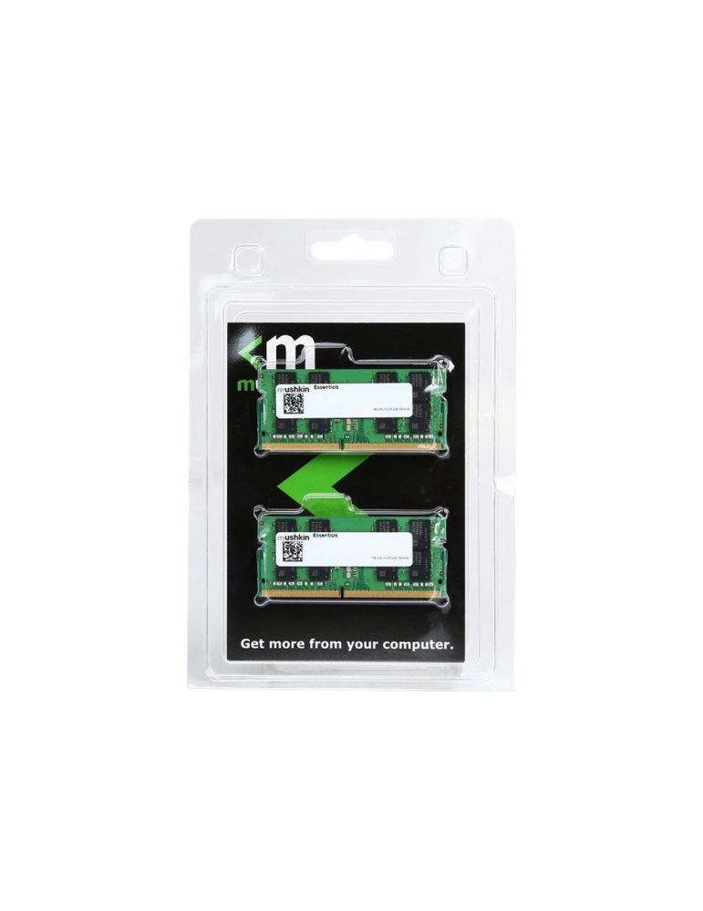 Mushkin Essentials - DDR4 - kit - 16 GB: 2 x 8 GB - SO-DIMM 260-pin - 2933 MHz / PC4-23400 - unbuffered