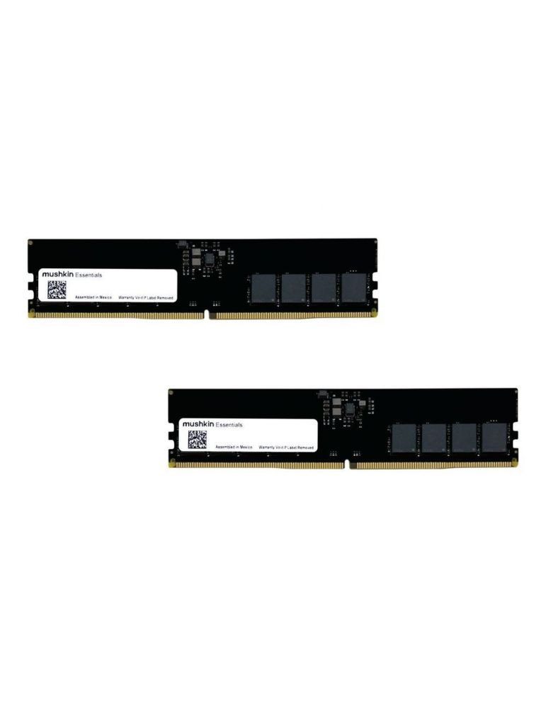 Mushkin Enhanced Essentials - DDR5 - kit - 32 GB: 2 x 16 GB - DIMM 288-pin - 4800 MHz / PC5-38400 - unbuffered - TAA Compliant