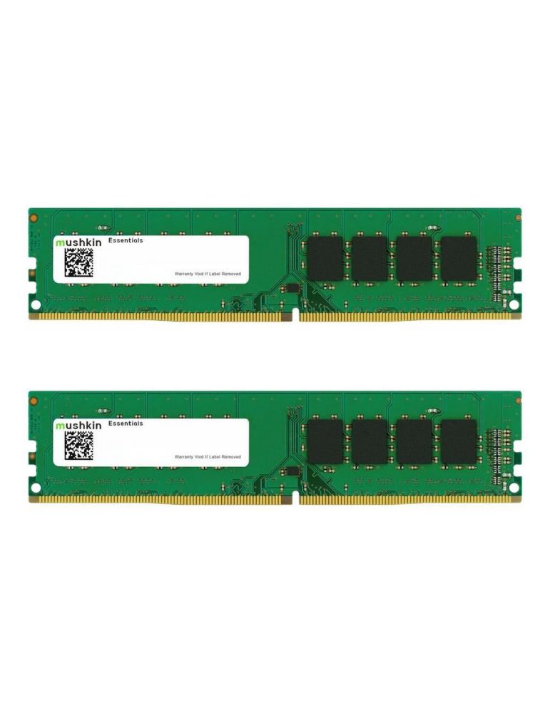 Mushkin Essentials - DDR4 - kit - 64 GB: 2 x 32 GB - DIMM 288-pin - 2933 MHz / PC4-23400 - unbuffered