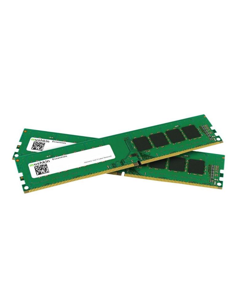 Mushkin Essentials - DDR4 - kit - 32 GB: 2 x 16 GB - DIMM 288-pin - 2933 MHz / PC4-23400 - unbuffered