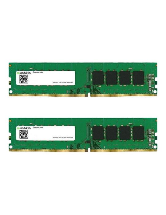Mushkin Essentials - DDR4 - kit - 32 GB: 2 x 16 GB - DIMM 288-pin - 2666 MHz / PC4-21300 - unbuffered Mushkin - 1