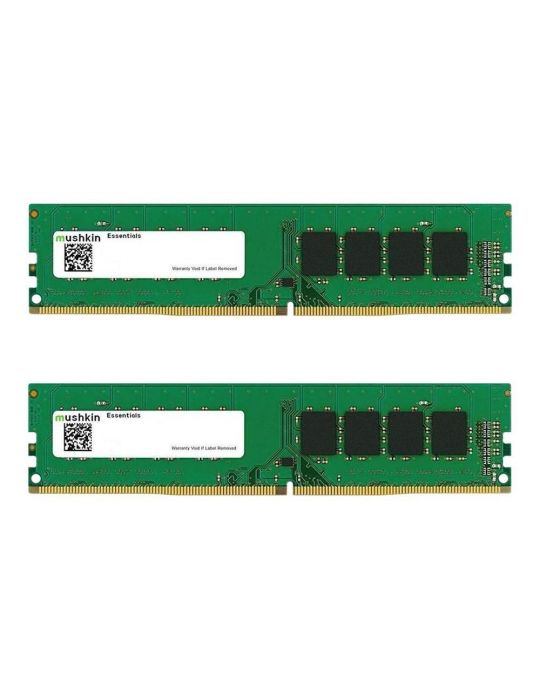 Mushkin Essentials - DDR4 - kit - 16 GB: 2 x 8 GB - DIMM 288-pin - 2666 MHz / PC4-21300 - unbuffered Mushkin - 1