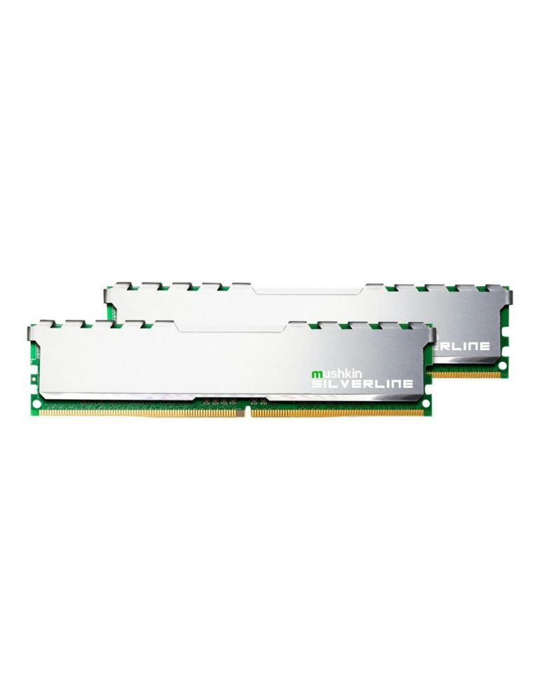Mushkin Silverline - DDR4 - kit - 8 GB: 2 x 4 GB - DIMM 288-pin - 2133 MHz / PC4-17000 - unbuffered