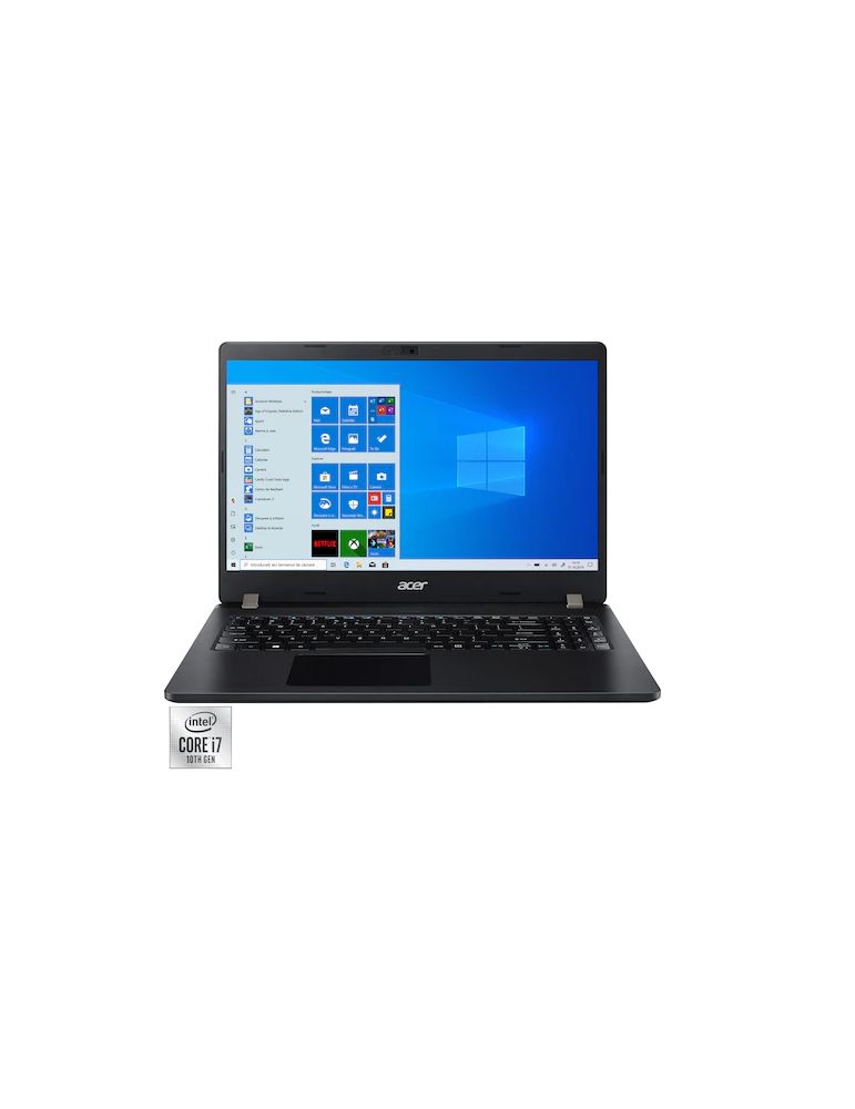 Laptop Acer TravelMate P2 TMP215-52, Intel Core i7-10510U, 15.6", 8GB, 256GB SSD, Win10Pro