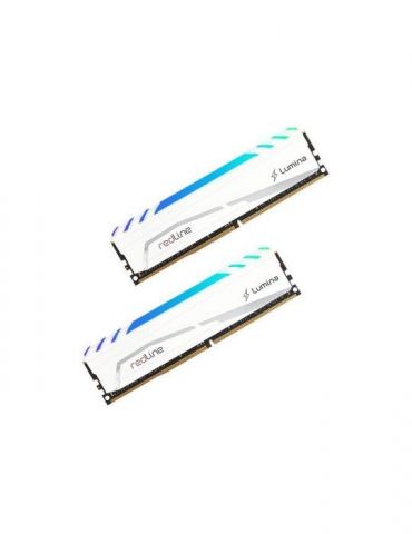 Mushkin Redline Lumina - DDR4 - kit - 32 GB: 2 x 16 GB - DIMM 288-pin - 2666 MHz / PC4-21300 - unbuffered Mushkin - 1 - Tik.ro