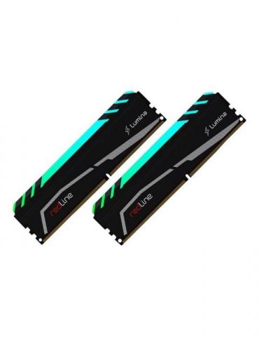 Mushkin Redline Lumina - DDR4 - kit - 16 GB: 2 x 8 GB - DIMM 288-pin - 4133 MHz / PC4-33000 - unbuffered Mushkin - 1 - Tik.ro