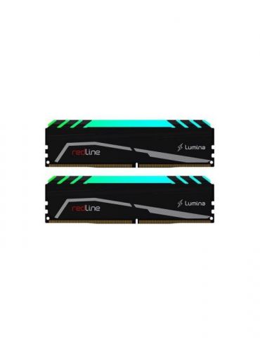 Mushkin Redline Lumina - DDR4 - kit - 16 GB: 2 x 8 GB - DIMM 288-pin - 3600 MHz / PC4-28800 - unbuffered Mushkin - 1 - Tik.ro