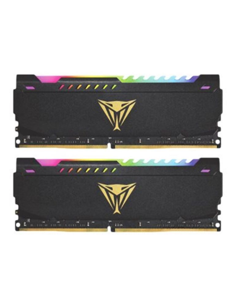 Patriot Viper Steel RGB - DDR4 - kit - 64 GB: 2 x 32 GB - DIMM 288-pin - 3600 MHz / PC4-28800 - unbuffered