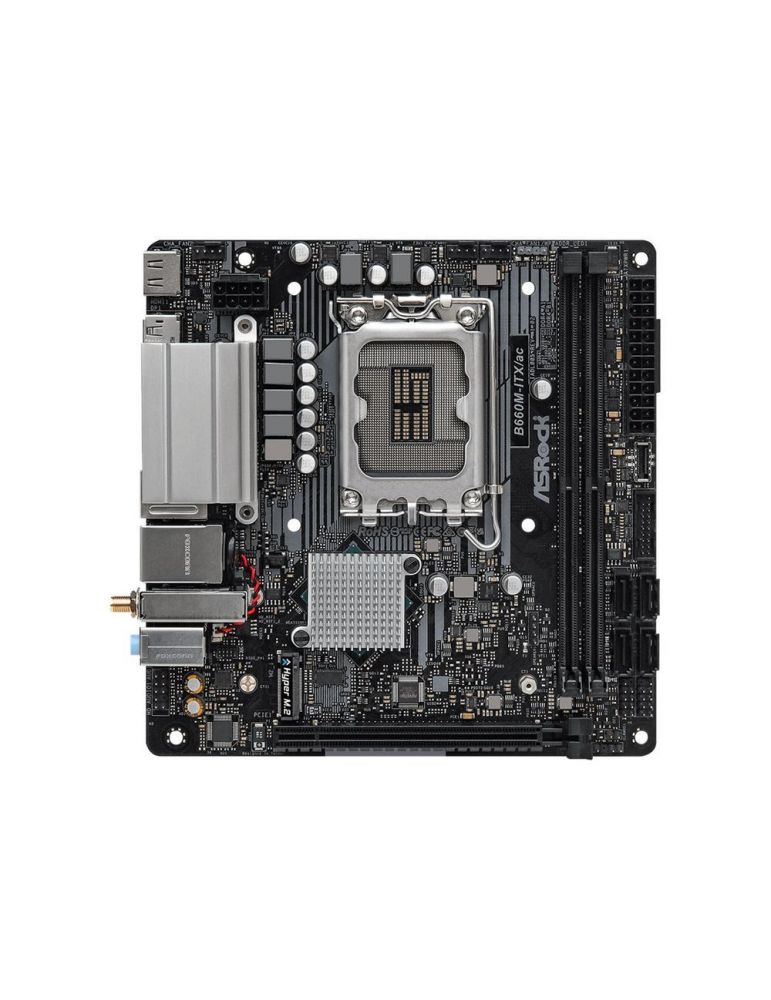 ASRock B660M-ITX/ac - motherboard - mini ITX - LGA1700 Socket - B660