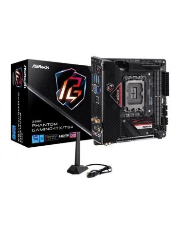 ASRock Z690 Phantom Gaming-ITX/TB4 - motherboard - mini ITX - LGA1700 Socket - Z690 Asrock - 1