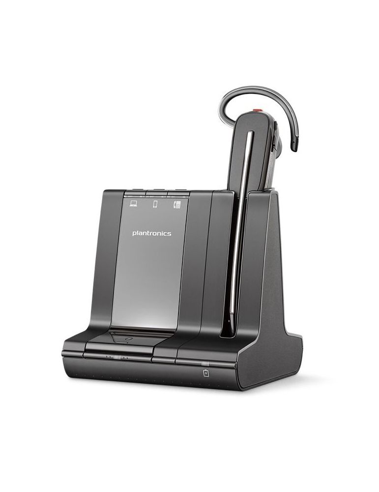 Casca cu microfon Poly Plantronics Savi 8240UC, Bluetooth, Black