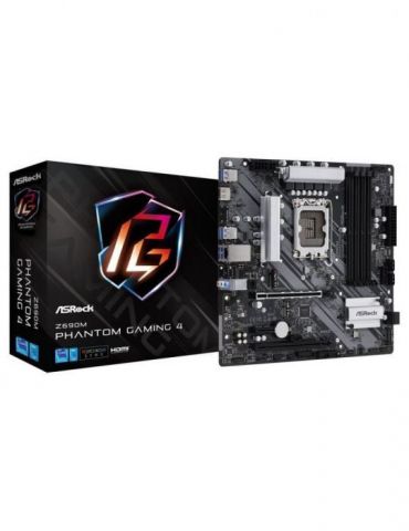 Placa de baza ASRock Z690M PHANTOM GAMING 4, Socket 1700 Asrock - 1 - Tik.ro
