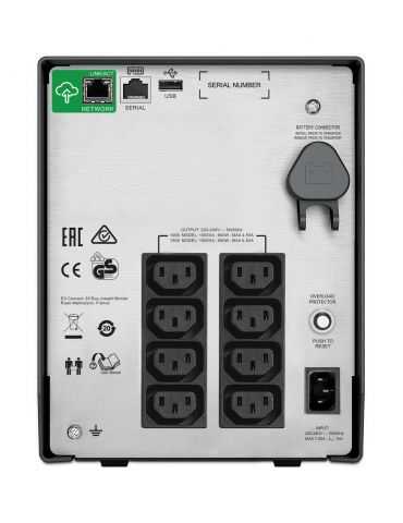 Ups apc smart-ups c line-interactive / sinusoidala 1000va / 600w Apc - 3