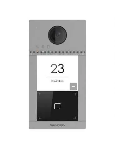 Post de exterior videointerfon ip hikvision ds-kv8113-wme1/flush wifi montaj incastrat Hikvision - 1