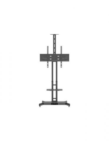 HAGOR HP Twin Stand HD - cart - for flat panel / AV System / camera - black Hagor - 1