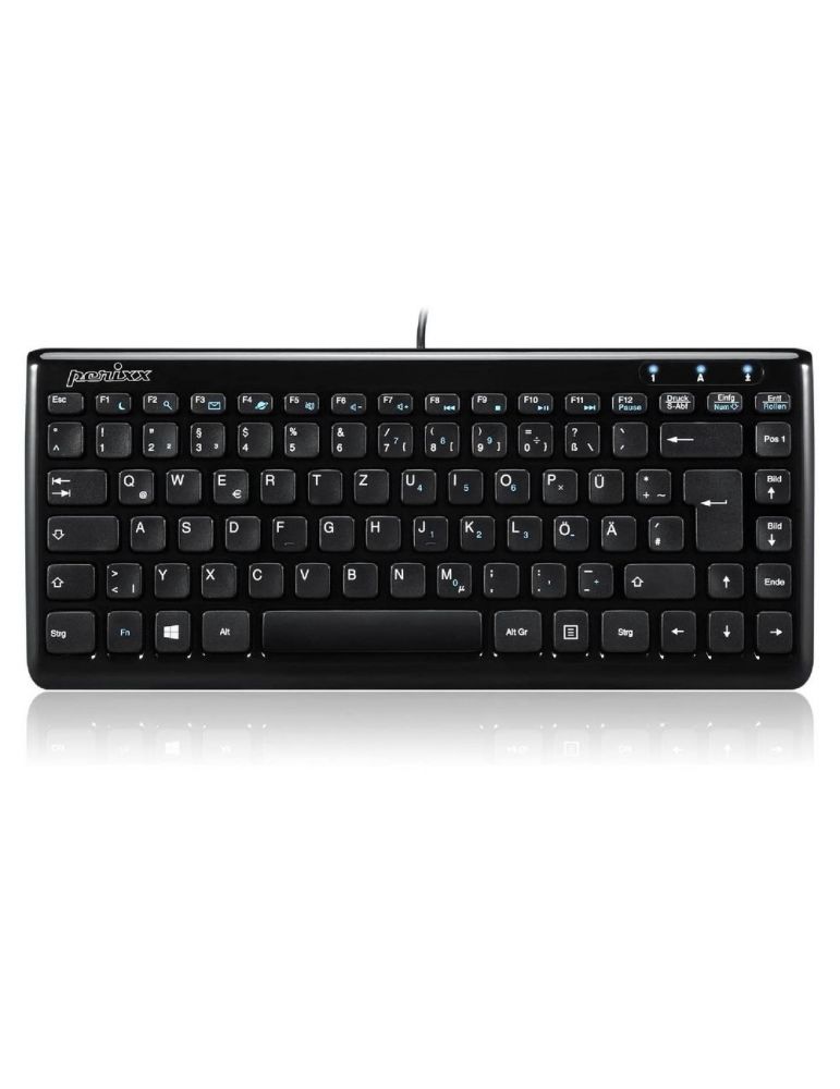 Perixx PERIBOARD-407B Keyboard - Black