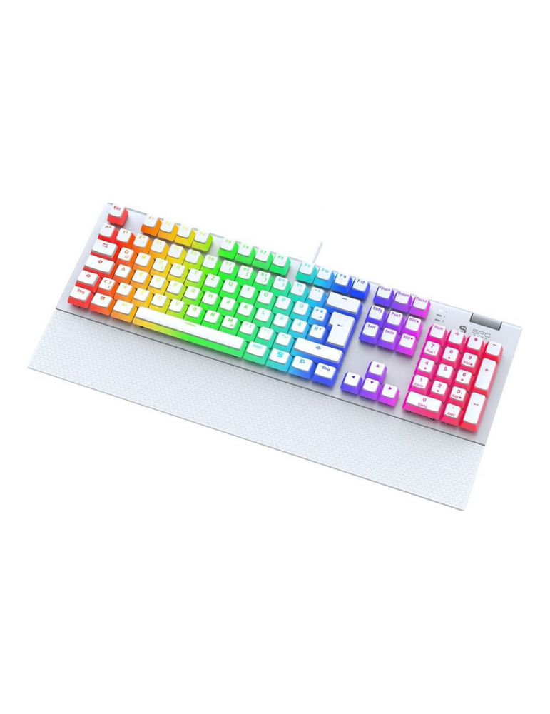 SPC Gear Keyboard GK650K Omnis Pudding Edition - White