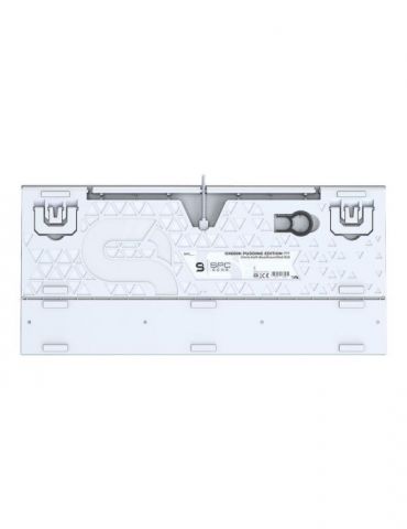 SPC Gear Keyboard GK650K Omnis Pudding Edition - US Layout - White Silentium pc - 1