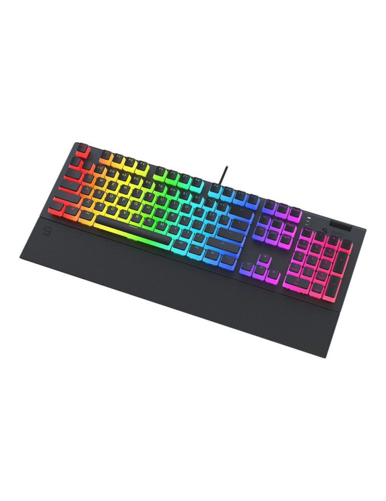 Tastatura SPC Gear GK650K Omnis Kailh Brown RGB Puddin Edition, USB, Black