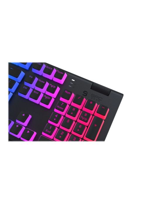 SPC Gear Keyboard GK650K Pudding Edition - US Layout - Black Silentium pc - 1