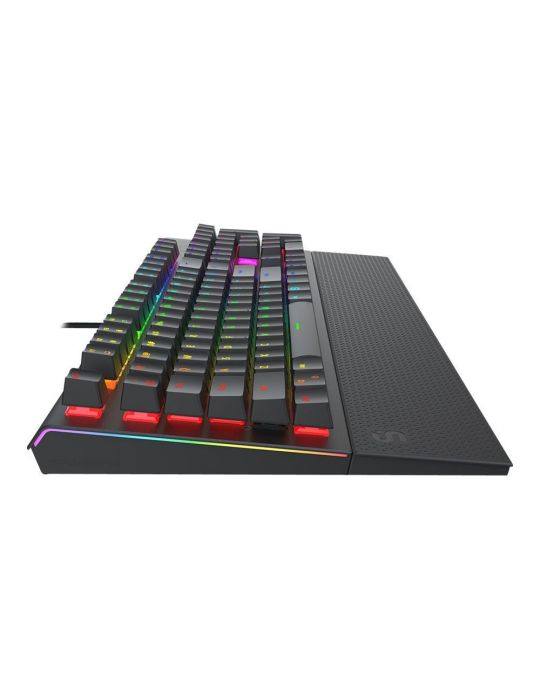 SPC Gear Keyboard  GK650K Omnis Kailh Blue RGB - US-Layout - Black Silentium pc - 1