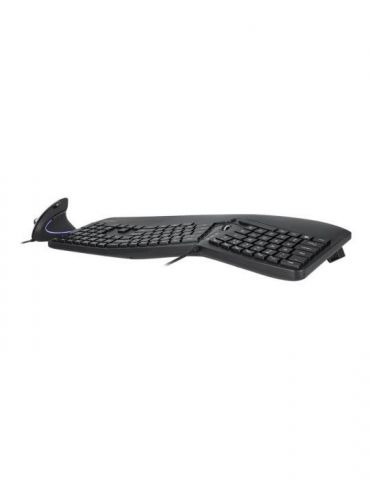 Perixx Periduo-505 - keyboard and mouse set - with scroll wheel - QWERTY - US English - black Perixx - 1