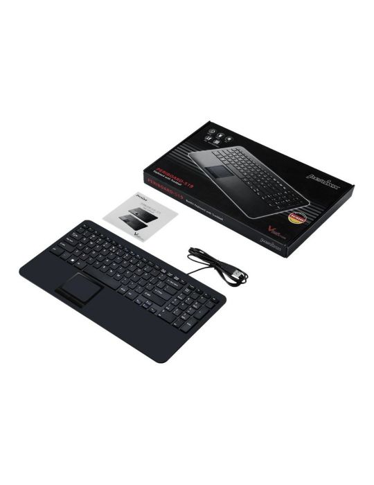 Perixx PERIBOARD-519 - keyboard - with touchpad - QWERTY - US International Perixx - 1