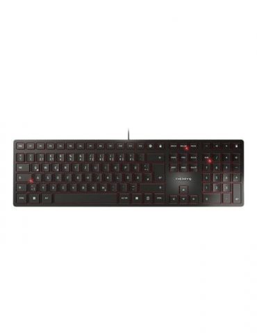 CHERRY KC 6000 Slim tastaturi USB QWERTZ Germană Negru Cherry - 1 - Tik.ro