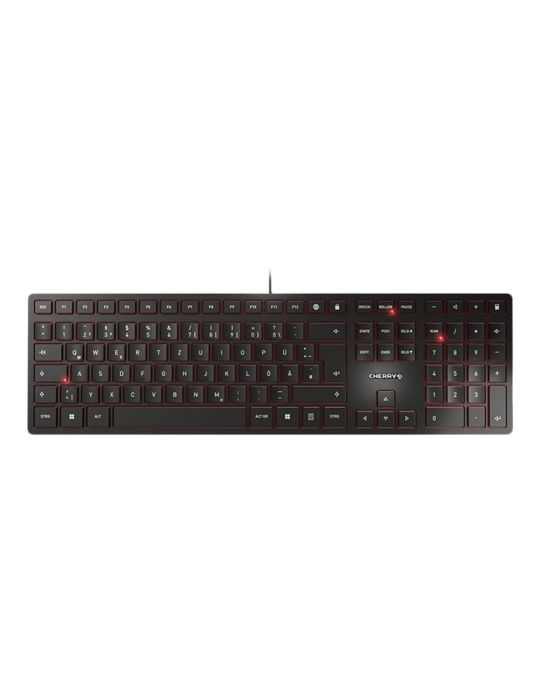 CHERRY KC 6000 Slim tastaturi USB QWERTZ Germană Negru Cherry - 1