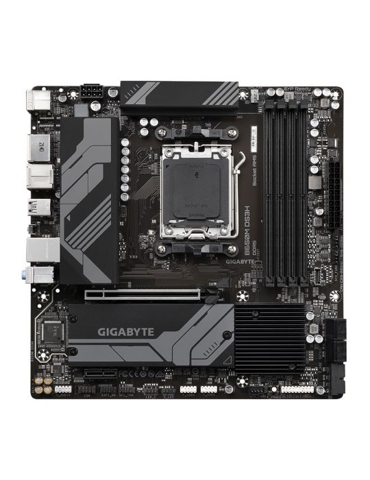 Placa de baza Gigabyte B650M DS3H, AMD B650, Socket AM5, mATX Gigabyte - 1