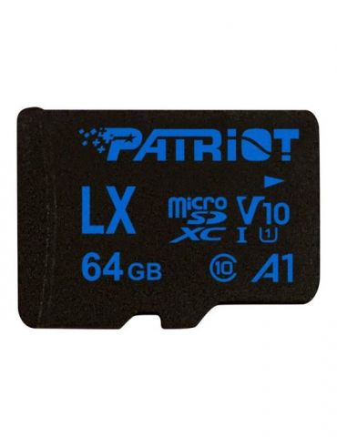 Patriot LX Series A1 V10 - flash memory card - 64 GB - microSDXC Patriot - 1