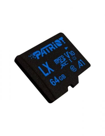 Patriot LX Series A1 V10 - flash memory card - 64 GB - microSDXC Patriot - 1