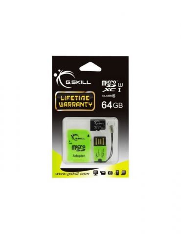 G.Skill - flash memory card - 64 GB - microSDXC UHS-I G.skill - 1