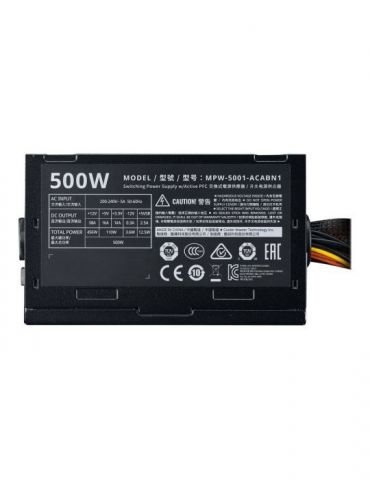 Cooler Master Elite MPW-5001-ACABN1 - v3 - power supply - 500 Watt Cooler master - 1