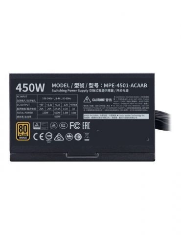Cooler Master MWE Bronze V2 450 - power supply - 450 Watt Cooler master - 1