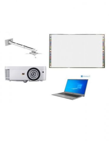 Pachet tabla interactiva evoboard 95 videoproiector viewsonic  suport videoproiector laptop yashi suzuka yp-01515 Evoboard - 1 - Tik.ro