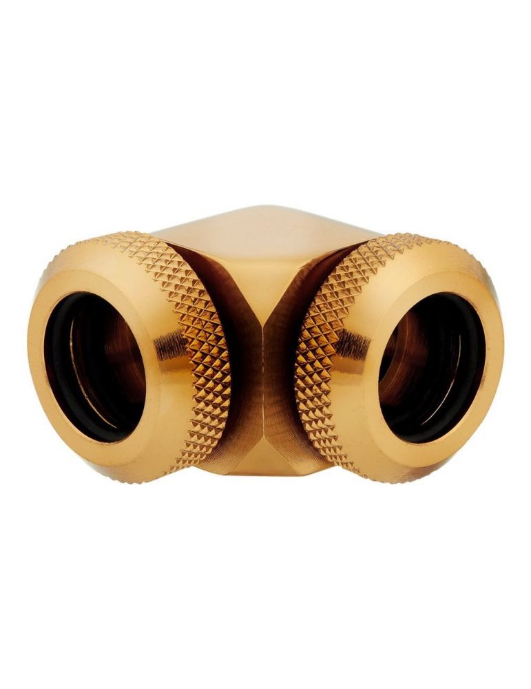 Conectori watercooling Corsair Hydro X Series XF Hardline 90°, 12mm, Auriu