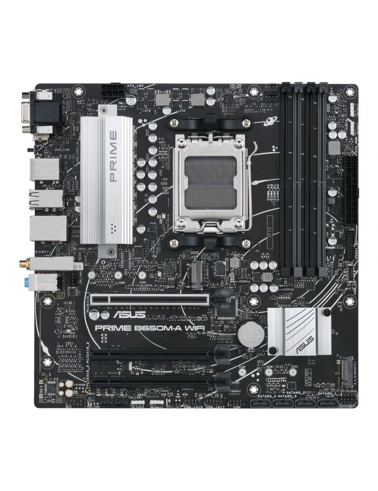 Placa de baza ASUS PRIME B650M-A WIFI, AMD B650, socket AM5