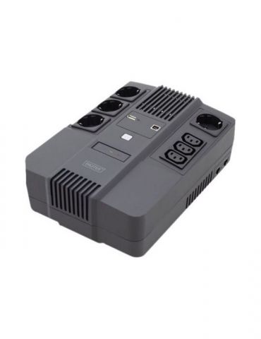 DIGITUS All-in-One UPS - UPS - 480 Watt - 800 VA Digitus - 1 - Tik.ro