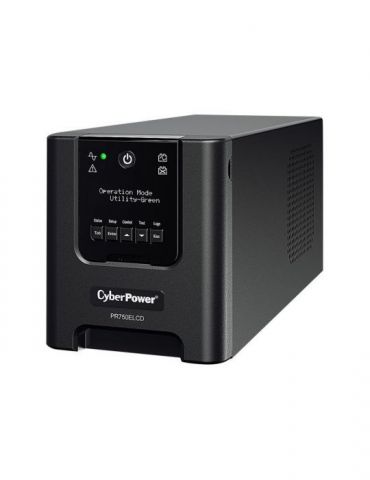 CyberPower Professional Tower Series PR750ELCDGR - UPS - 675 Watt - 750 VA Cyberpower - 1 - Tik.ro