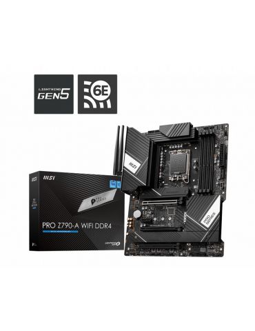 Placa de baza MSI PRO Z790-A WIFI DDR4, Intel Z790, Socket 1700, ATX Msi - 1 - Tik.ro