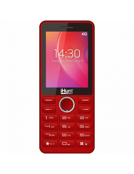 Telefon iHUNT i7 4G 2.4"/ Camera/ suport microSD(max 64GB)/Bluetooth/microUSB/jack 3.5mm/2000mAh/DualSIM/Red Ihunt - 1