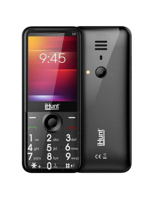 Telefon iHUNT i3 3G 2.8"/Camera(LED flash)/suport microSD(max 32GB)/Bluetooth/RadioFM/1450mAh/DualSIM/Black Ihunt - 1
