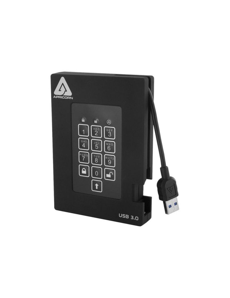 Apricorn Aegis Padlock Fortress A25-3PL256-S1000F - solid state drive - 1 TB - USB 3.0