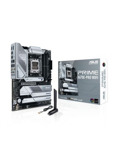 Placa de baza ASUS PRIME X670E-PRO WIFI, AMD X670, socket AM5, ATX Asus - 1 - Tik.ro
