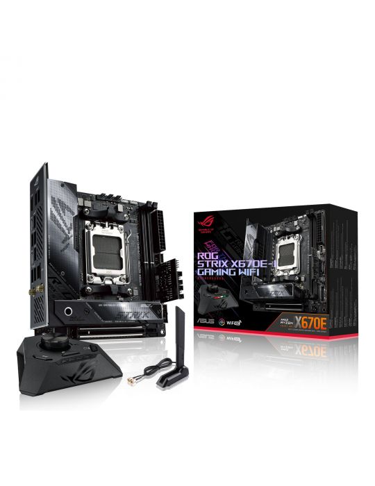 Placa de baza ASUS ROG STRIX X670E-I GAMING WIFI, AMD X670, socket AM5, mATX Asus - 1