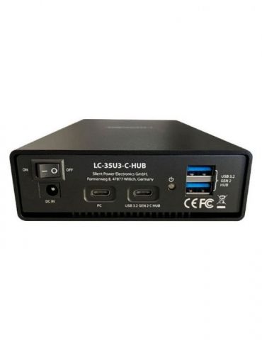 LC Power LC-35U3-C-HUB - storage enclosure - SATA 6Gb/s - USB 3.2 (Gen 2) Lc-power - 1